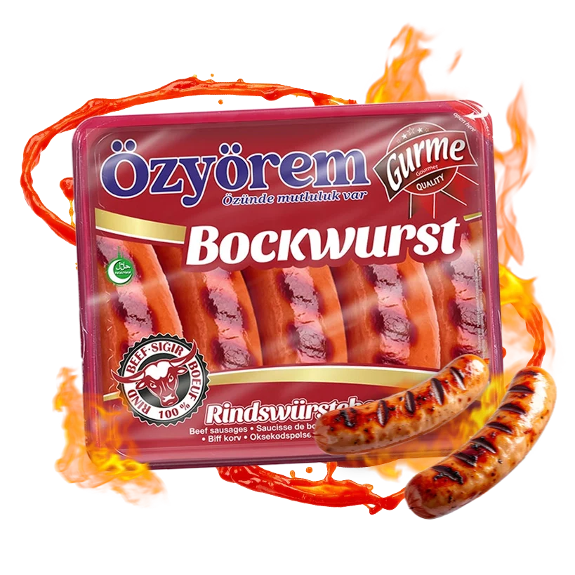 Özyörem Bratwurst 7-teiliges Set, ganze Kiste versendet.