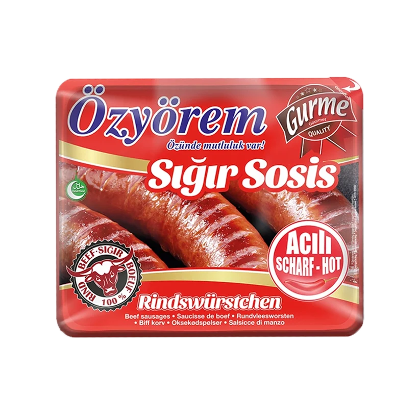 Scharfe Rindswurst (800g)